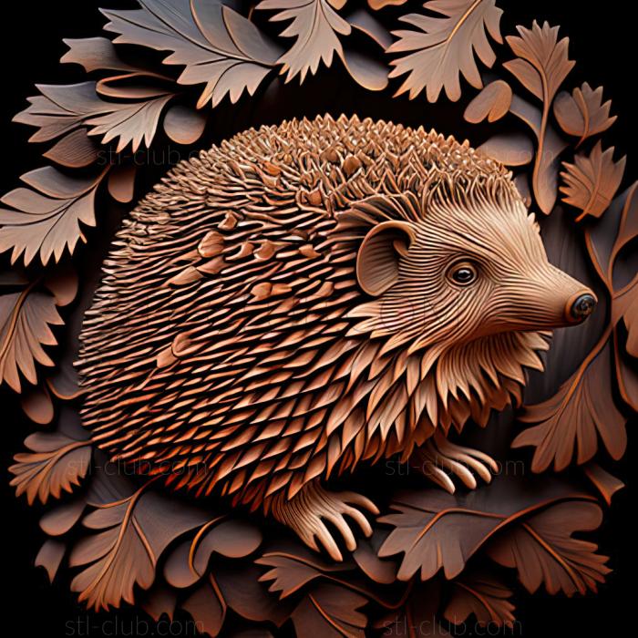 3D model st hedgehog (STL)